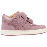 Bottes b�b� fille en cuir violet