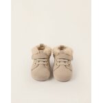 Bottes en daim avec bride  scratch gris