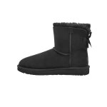 Bottes enfant en cuir noir fonc�