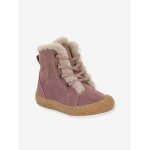 Bottes enfants minni suede laces froddo vieux rose