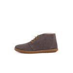 Botte fendue style safari contrast� gris