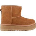 Bottes fille mod�le classic mini platform brun clair