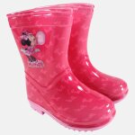 Bottes fille � motif minnie rose