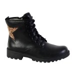 Bottes � lacets noir