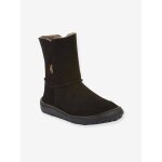 Bottes pieds nus enfants barefoot tex suede froddo noir