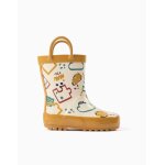 Bottes de pluie avec anses et imprim� jaune
