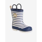 Bottes de pluie b�b� d�tails ludiques bleu clair