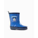 Bottes de pluie en caoutchouc avec imprim�s mickey bleu