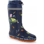 Bottes de pluie caoutchouc peppa pig splash bleu marine / orange / vert