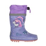 Bottes de pluie caoutchouc peppa pig splash lilas vif