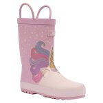 Bottes de pluie character violet / beige