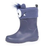 Bottes de pluie avec chaussette amovible marine