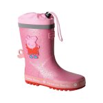 Bottes de pluie coton peppa pig rose