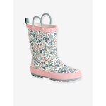 Bottes pluie fille caoutchouc �cru