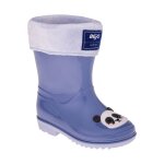 Bottes de pluie frise bleuet / gris