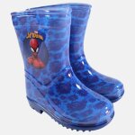 Bottes de pluie gar�on spiderman bleu