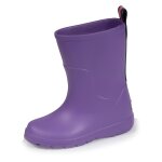 Bottes de pluie hautes, ultra confortables et lgres, faciles  enfiler violet