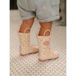 Bottes de pluie imprim�es b�b� beige imprim�