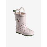 Bottes de pluie imprimes bb rose imprim