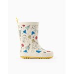 Bottes de pluie avec motif blanc