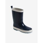Bottes de pluie rflchissantes enfant marine