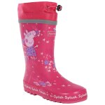Bottes de pluie vulcanised rubber peppa pig splash rose bonbon