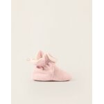 Bottes souples avec doublure polaire rose clair