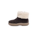 Botte de sport avec fermeture �clair et semelle en peau de mouton gris