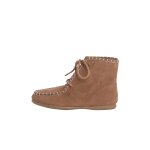 Bottes en su�de style mohican pour enfants camel