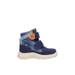 Bottes en su�de et tissu technique rivo vl wp. bleu - bleu ciel -