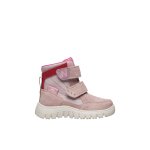 Bottes en sude et tissu technique rivo vl wp. rose -
