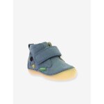 Bottillons souples premiers pas kickers bleu gris�