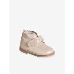 Bottines bébé fille à scratchs or Bottines bébé fille à scratchs or