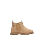 Bottines b�b� gar�on en daim winter wood marron
