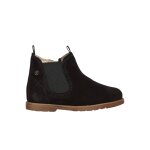 Bottines b�b� gar�on en daim winter wood noir