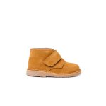 Bottines chukka en cuir suédé À scratch camel Bottines chukka en cuir suédé À scratch camel