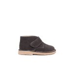 Bottines chukka en cuir sud  scratch gris fonc