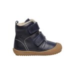 Bottines en cuir doubl bubble vl marine -