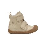 Bottines en cuir doubl bubble vl platine -