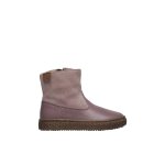 Bottines en cuir et su�de alpina rose antique -
