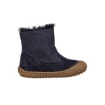 Bottines doubles de laine cozy hug marine -