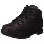 Bottines enfant en cuir noir fonc�