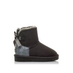 Bottines filles fourr�e grey