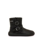 Bottines filles synth�tique fermeture �clair barefoot black