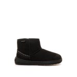 Bottines filles synth�tique fermeture �clair black