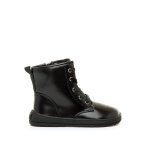 Bottines filles synth�tique fermeture �clair black