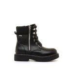 Bottines filles synth�tique fermeture �clair black