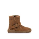 Bottines filles synth�tique fermeture �clair brown