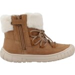 Bottines fille zipp�es b omar brun clair