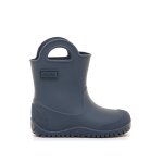 Bottines gar�on synth�tique sans fermeture - ouverts barefoot blue